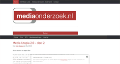 Desktop Screenshot of mediaonderzoek.nl